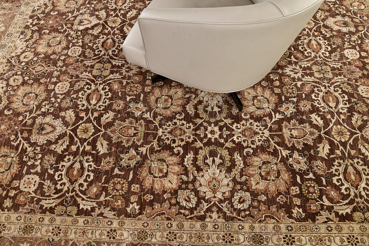 Natural Dye Tabriz Hadji Jalili Style Rug Fable