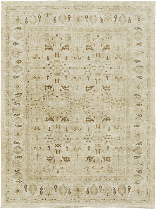 Vintage Style Sultanabad Revival Rug
