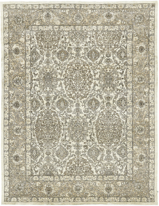 Vintage Style Tabriz Revival Rug