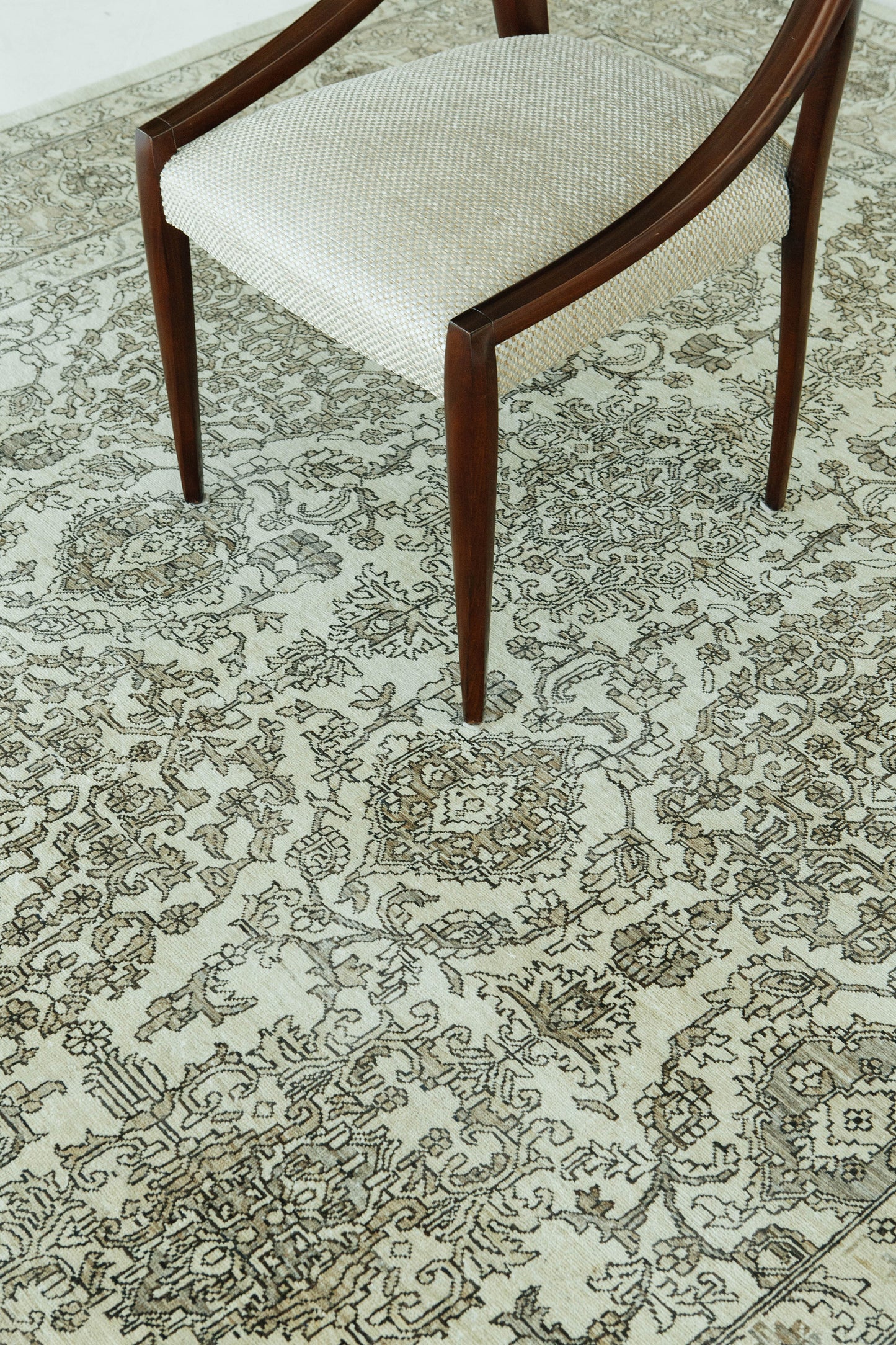 Vintage Style Tabriz Revival Rug