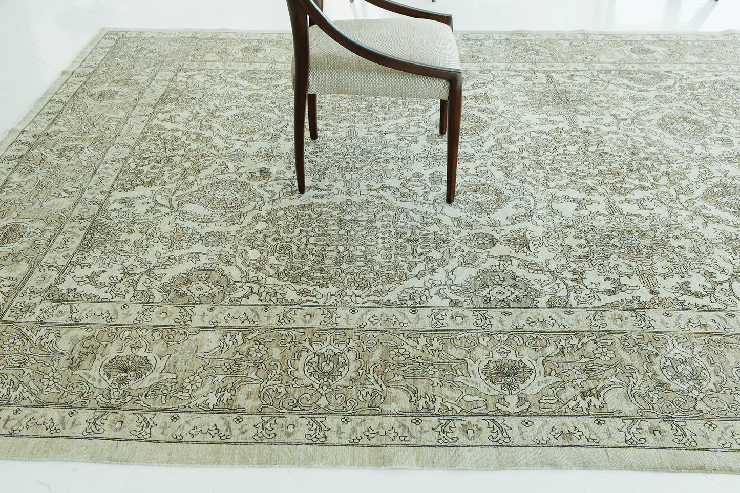 Vintage Style Tabriz Revival Rug