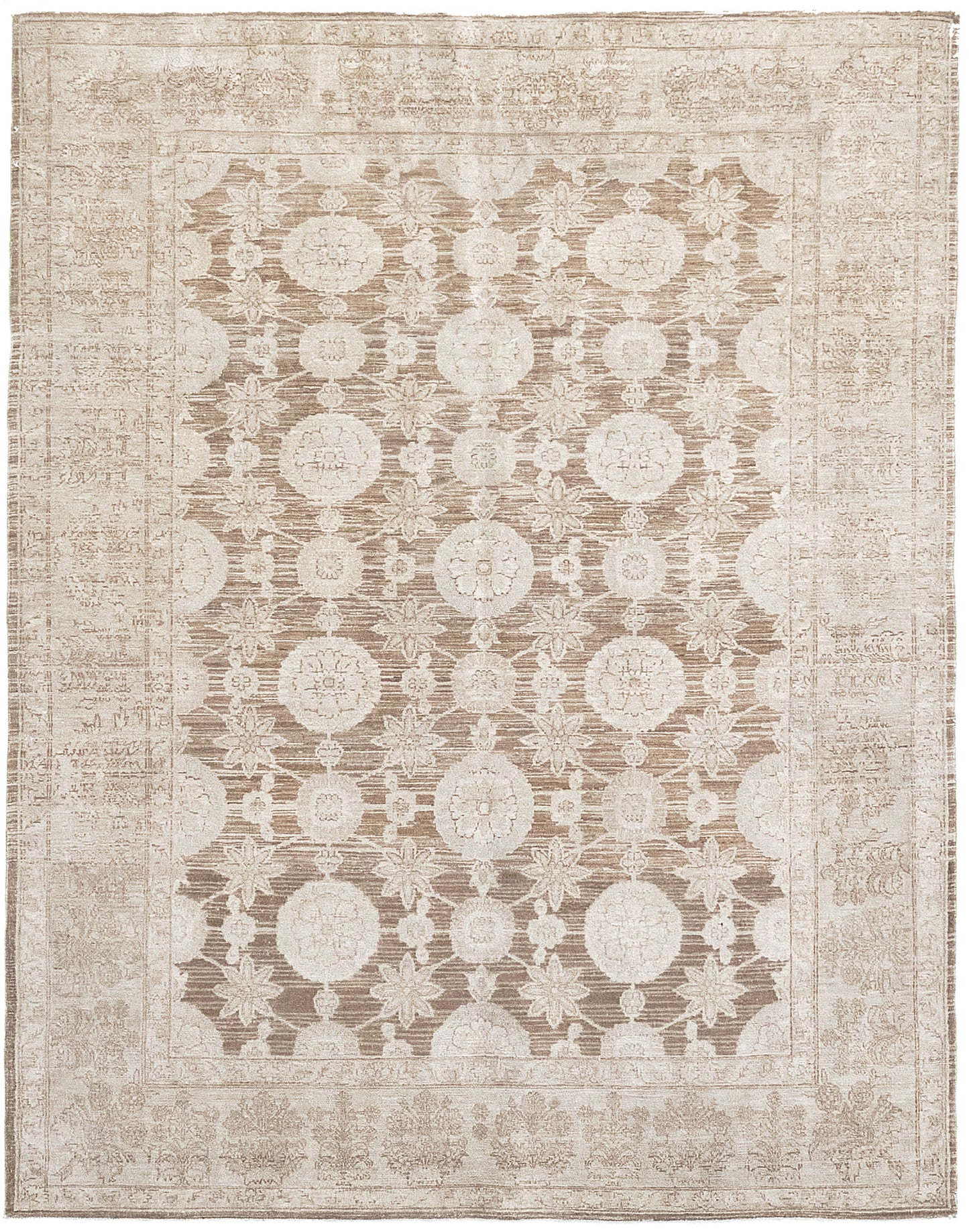 Vintage Style Tabriz Revival Rug D5169