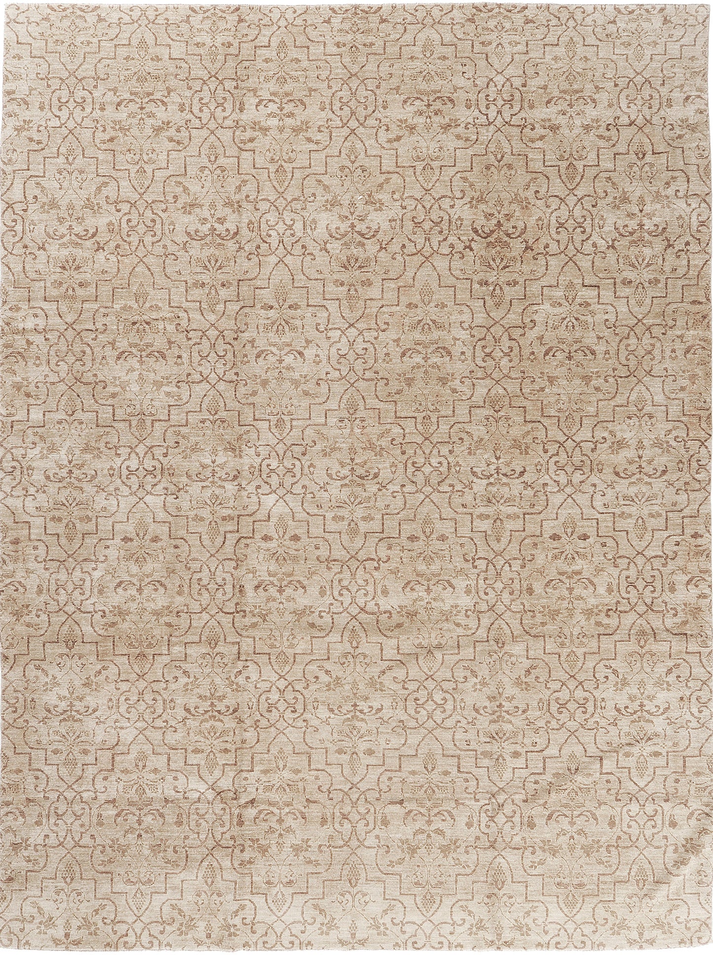 Natural Dye Transitional Design Rug D5159 Divine