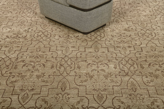 Natural Dye Transitional Design Rug D5159 Divine