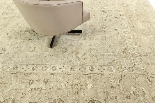 Vintage Style Sultanabad Revival Rug