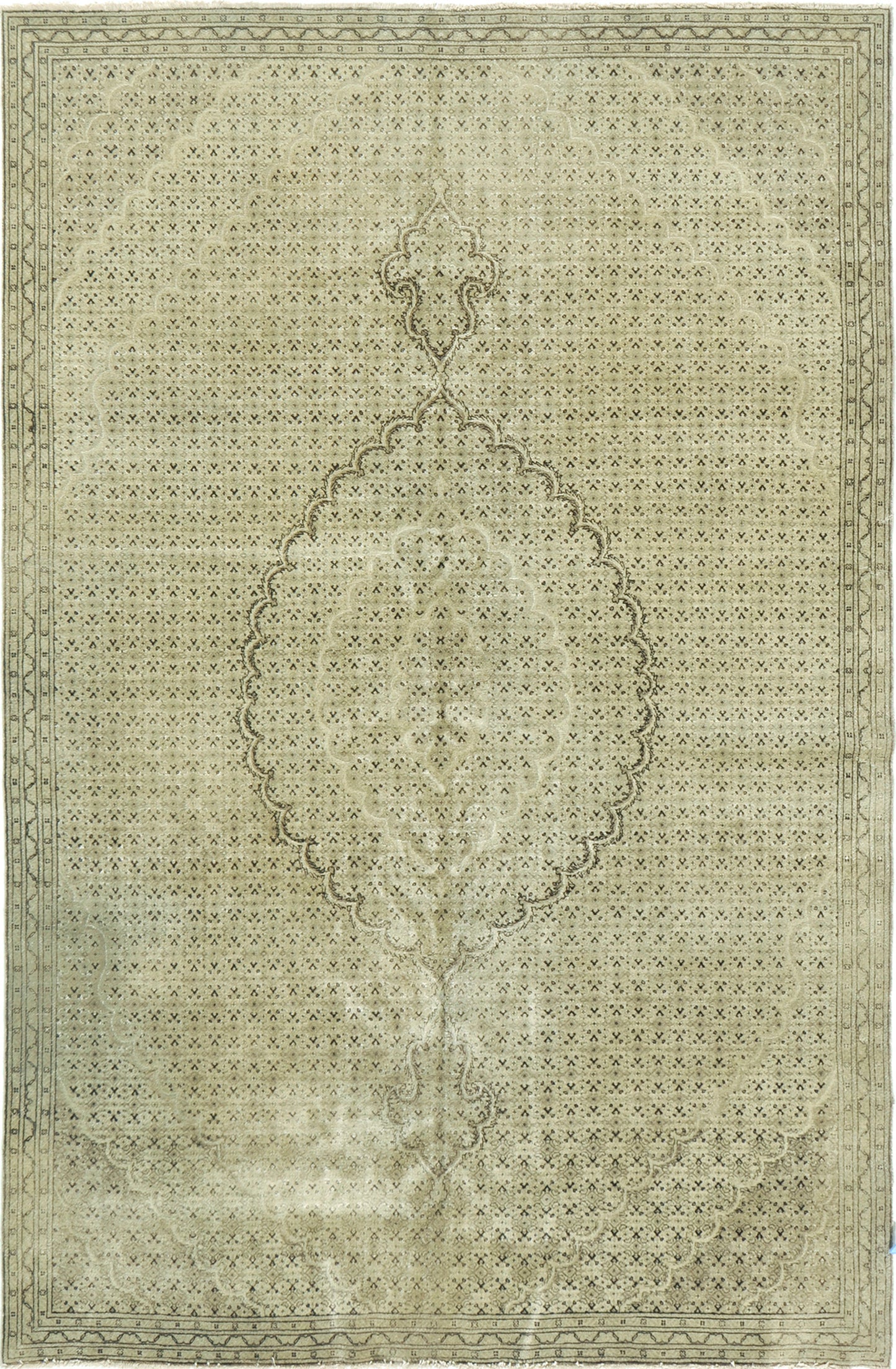 Vintage Persian Tabriz Rug 16507