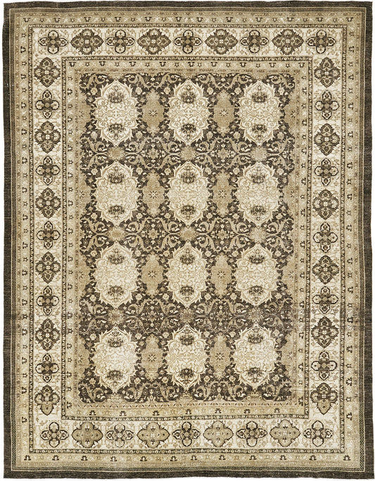 Vintage Style Tabriz Design Rug D5169