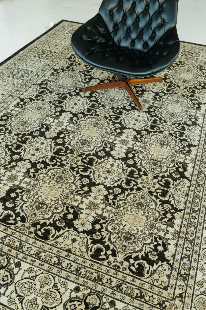 Vintage Style Tabriz Revival Rug