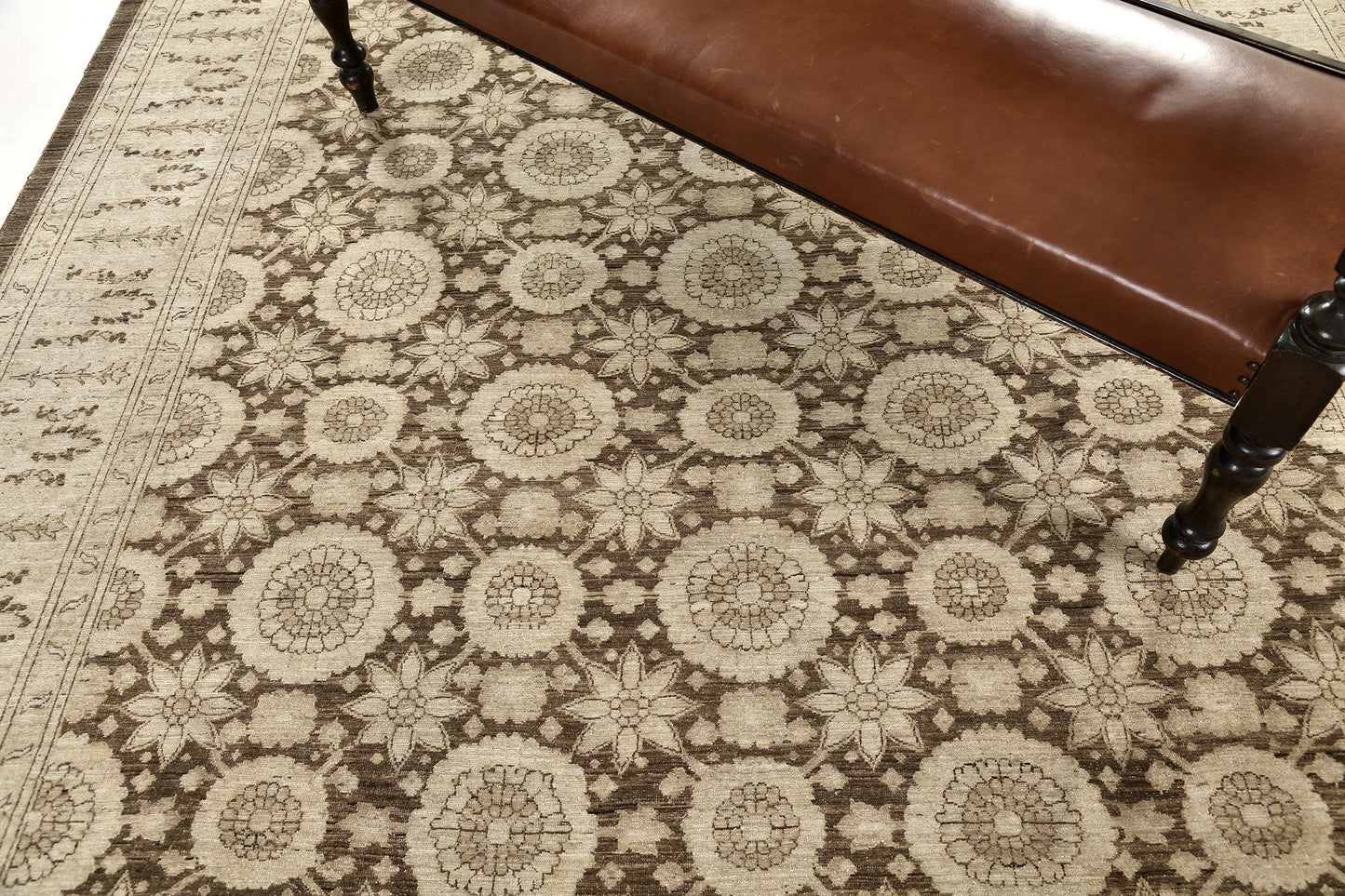 Vintage Style Tabriz Haji Jalili Rug