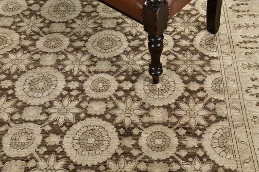 Vintage Style Tabriz Haji Jalili Rug