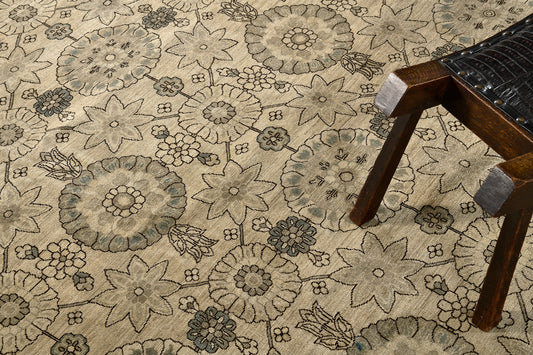 Vintage Style Tabriz Hadji Jalili Revival Rug