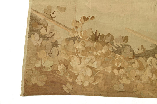 Antique Square French Tapestry