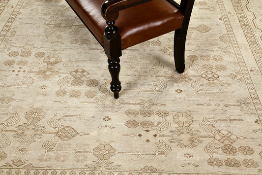 Vintage Style Khotan Revival Rug