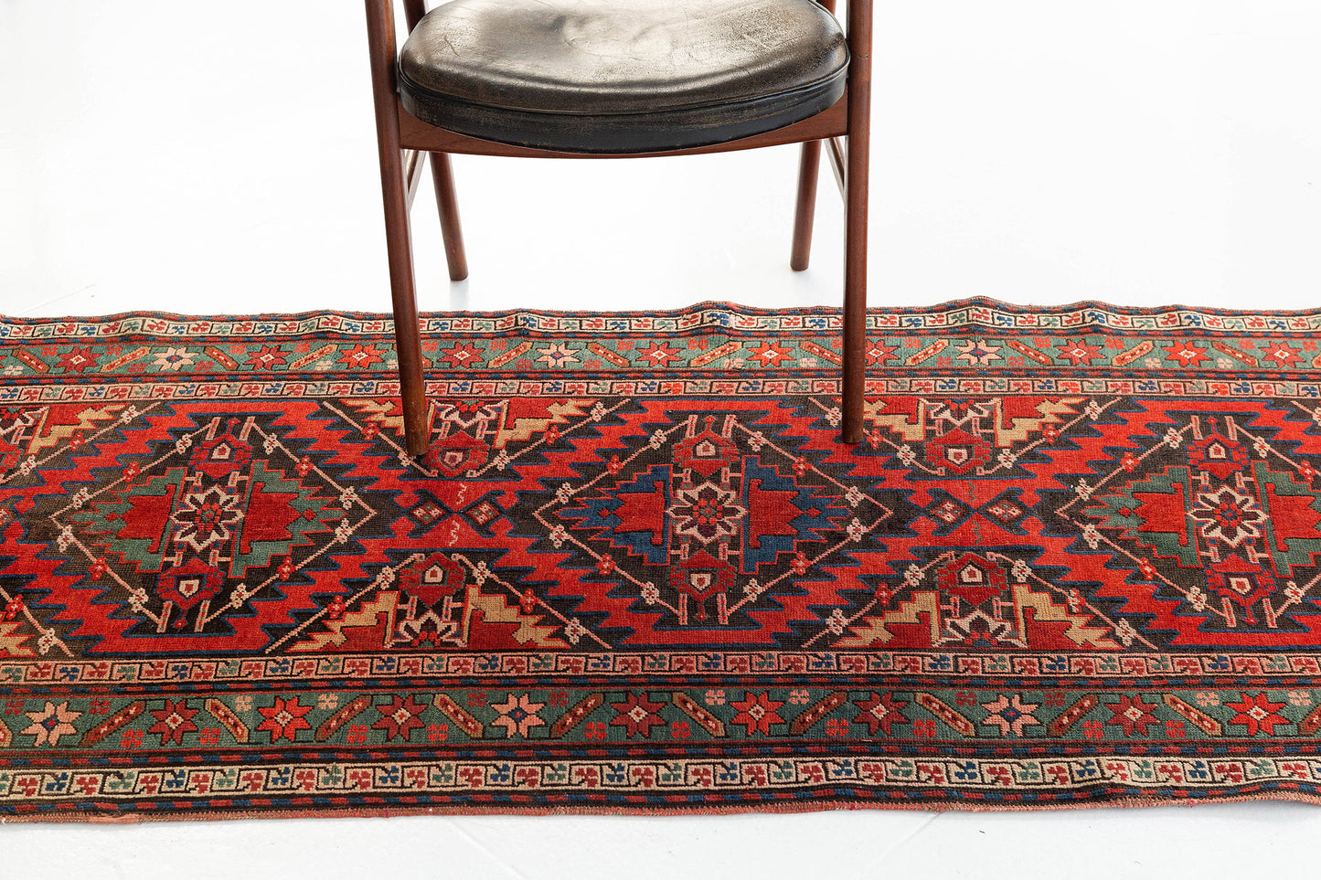 Vintage Russian Kazak Runner