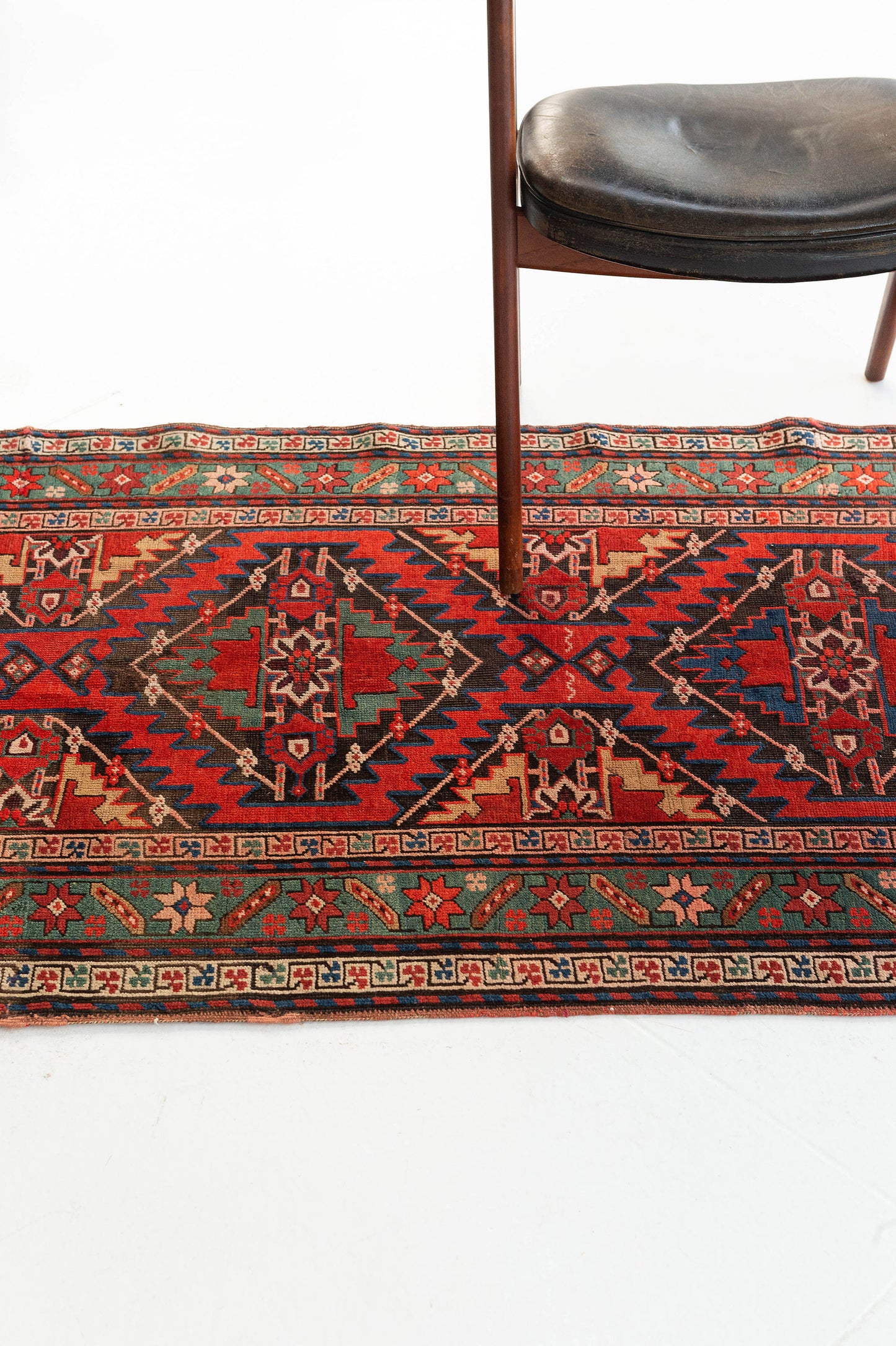 Vintage Russian Kazak Runner