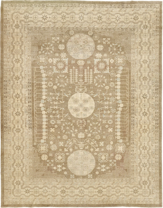 Vintage Style Khotan Revival Rug