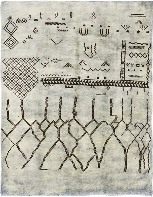 Modern Rug Image 8013 Moroccan Middle Atlas Tribe Berber Rug