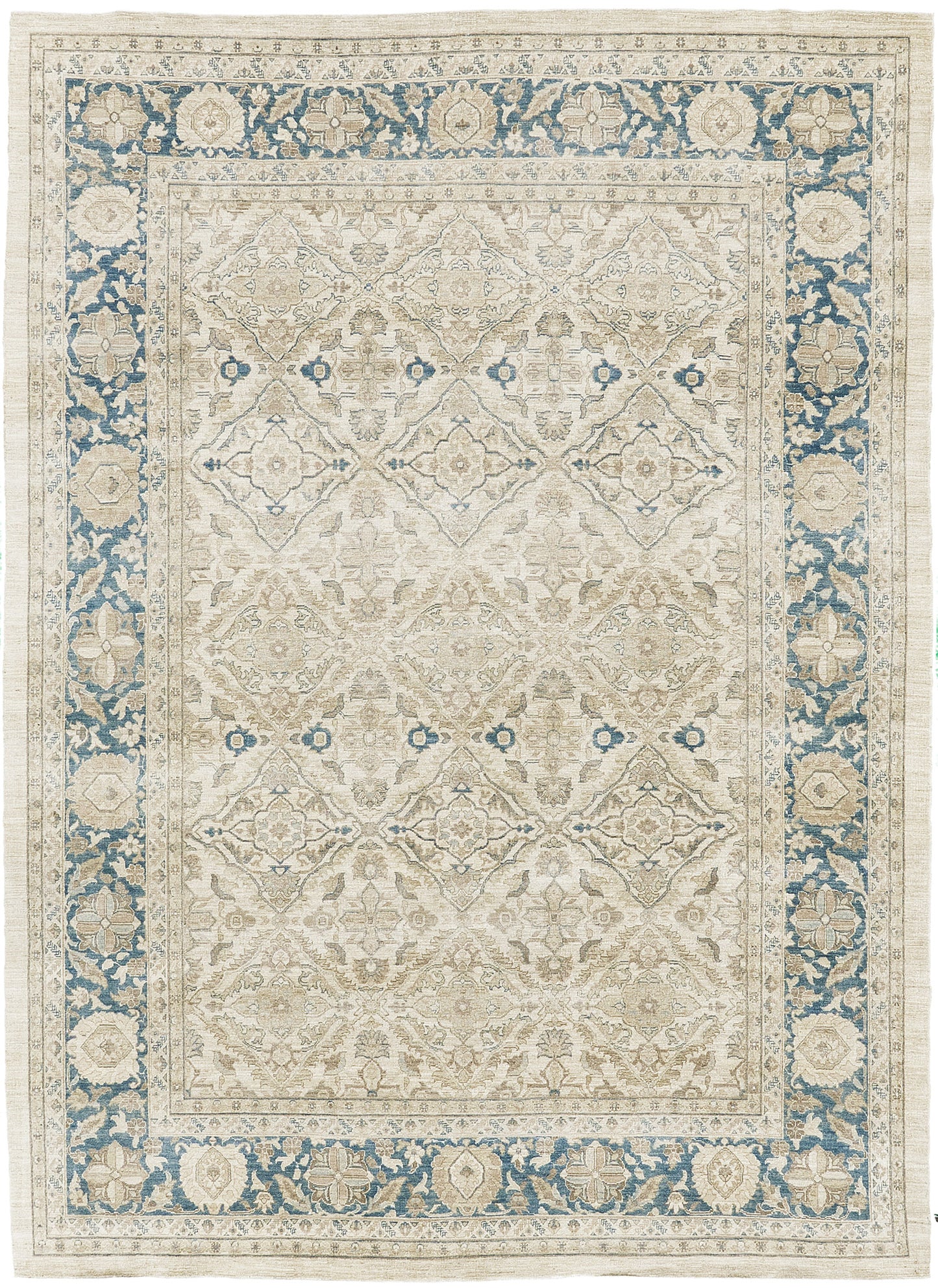 Vintage Style Mahal Panel Revival Rug