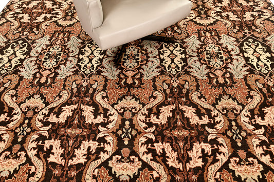 Natural Dye Transitional Design Rug