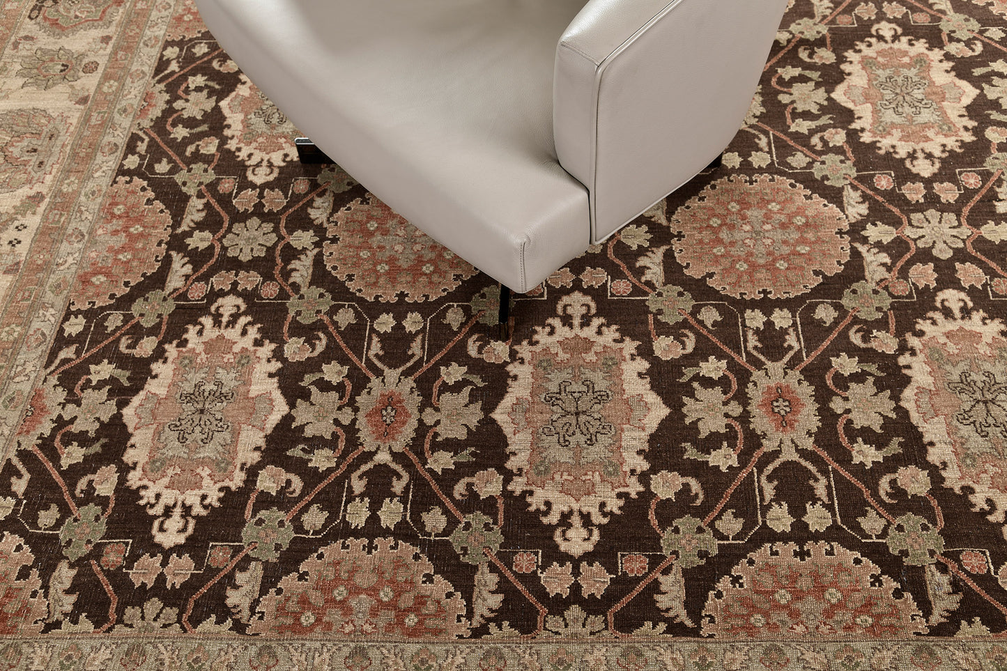 Natural Dye Mahal Design Rug D5137 Bliss