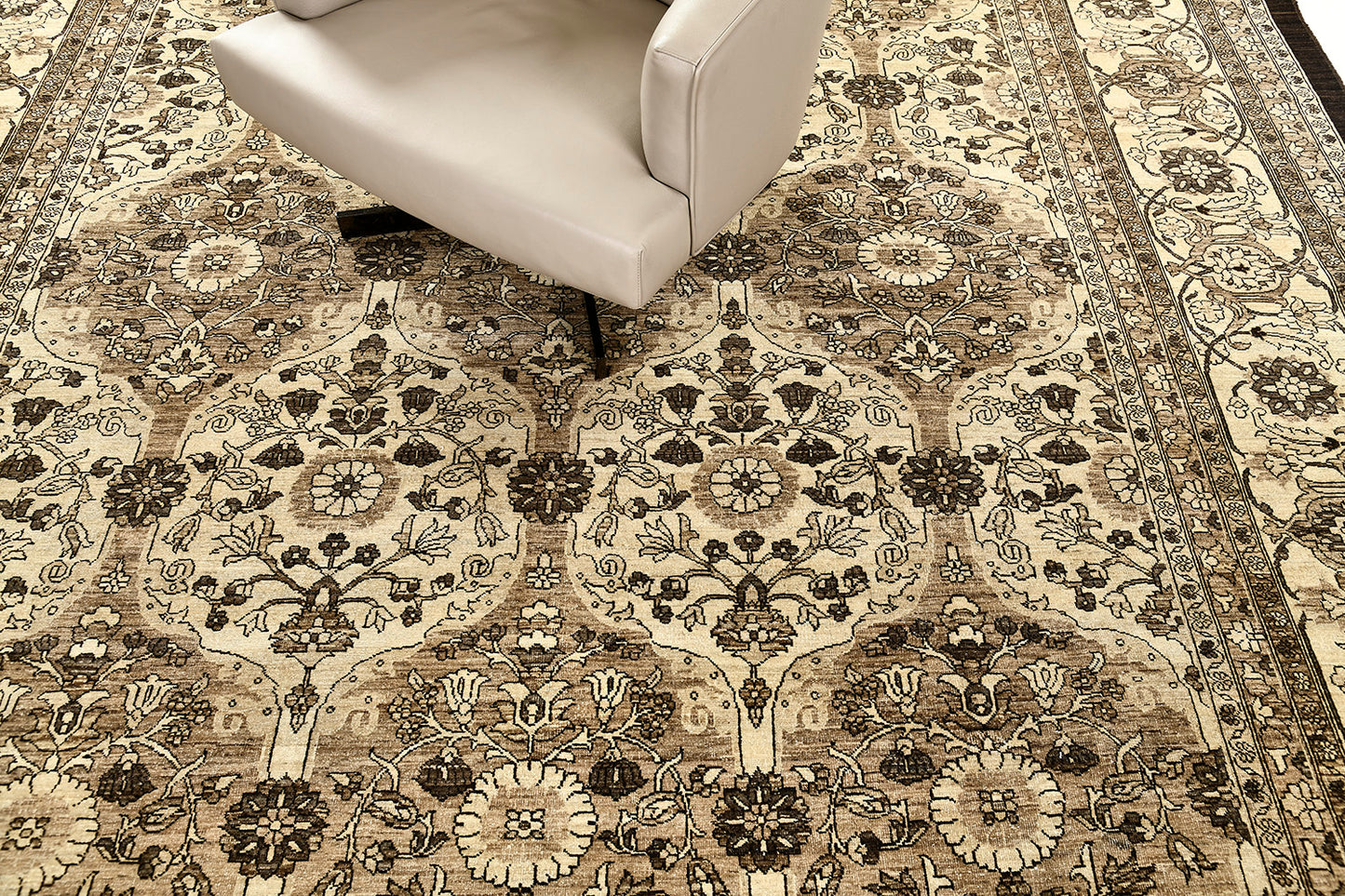 Vintage Style Tabriz Revival Rug