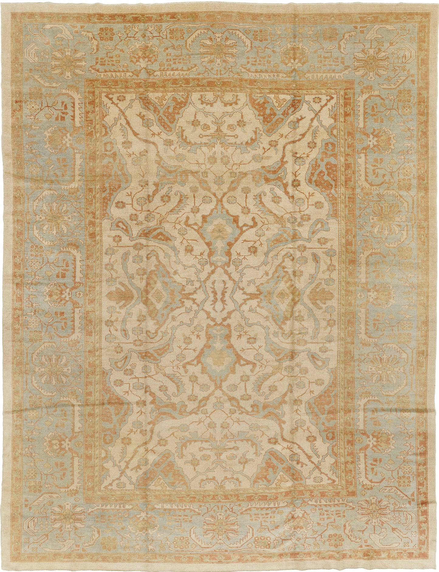 Turkish Oushak Revival Rug