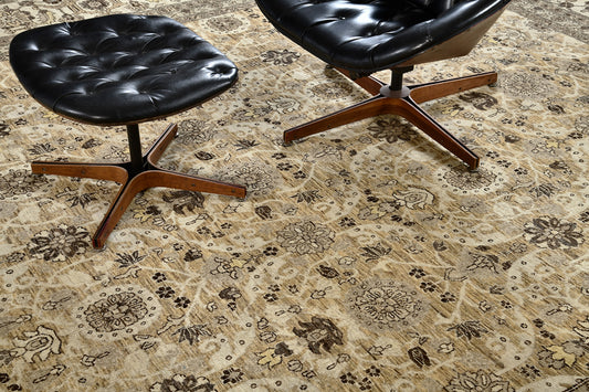 Vintage Style Rapture Collection Tabriz Design Rug