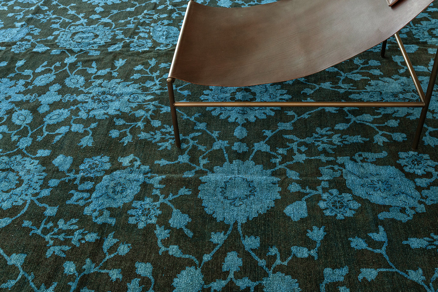 Vintage Style Overdye Transitional Design Rug