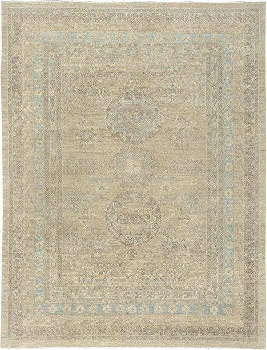 Vintage Style Khotan Revival Rug