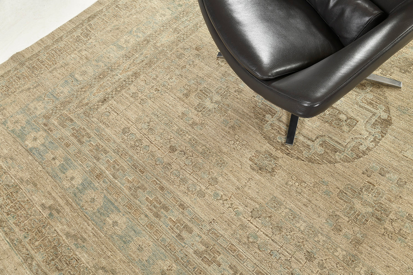 Vintage Style Khotan Revival Rug