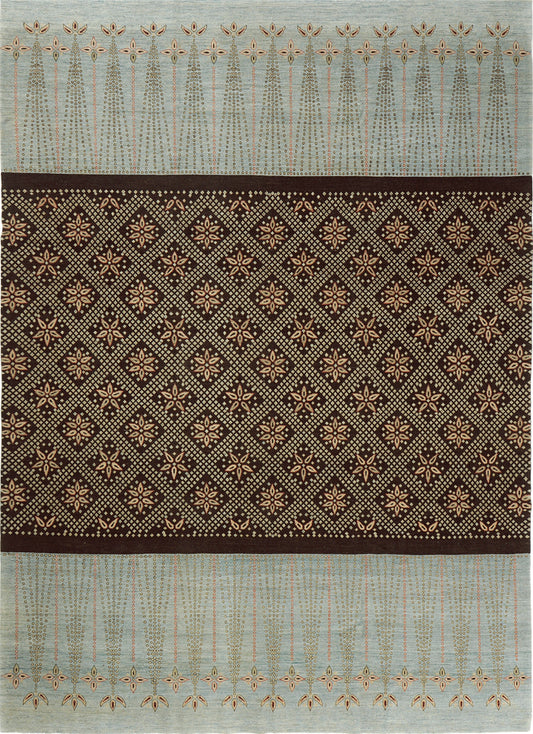 Natural Dye Shawl Design D5068