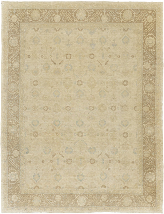 Vintage Style Oushak Design Rug D5477