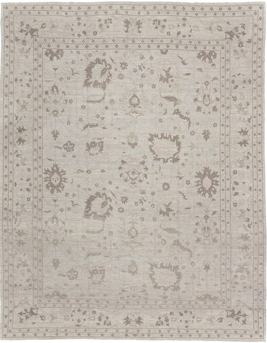 Vintage Style Oushak Revival Rug