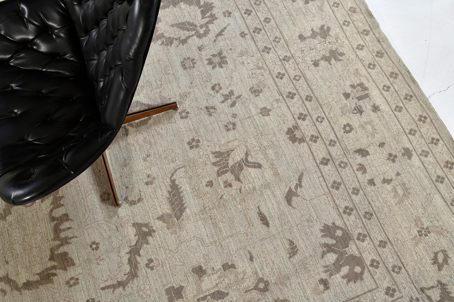 Vintage Style Oushak Revival Rug