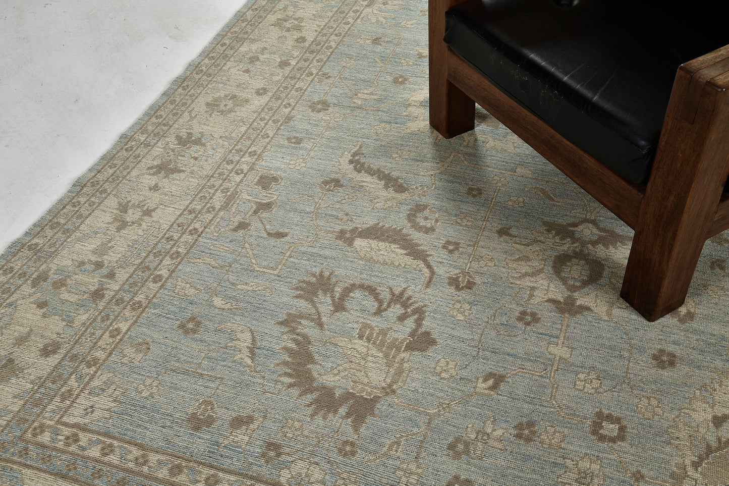 Vintage Style Oushak Revival Rug