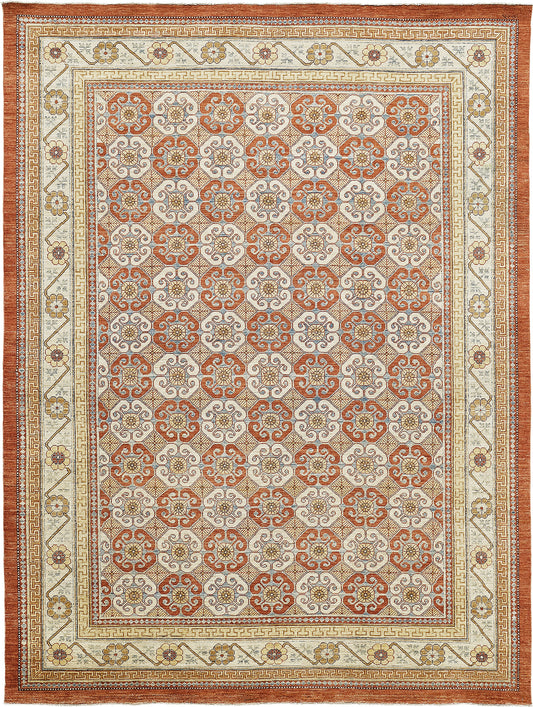 Natural Dye Mamluk Design Rug Fable Collection D5557