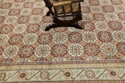 Natural Dye Mamluk Design Rug Fable Collection D5557