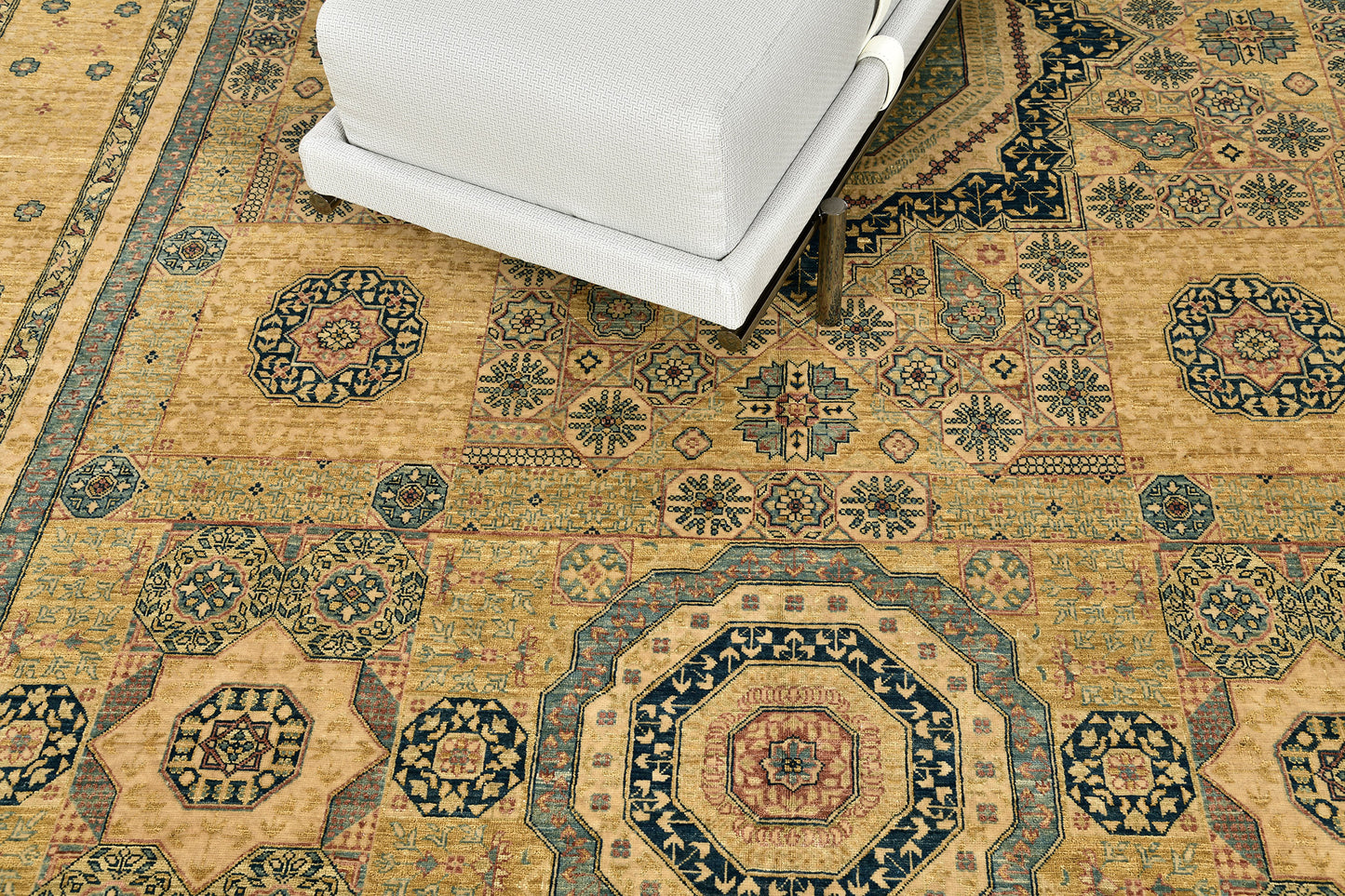 Natural Dye Mamluk Design Rug Fable Collection D5566