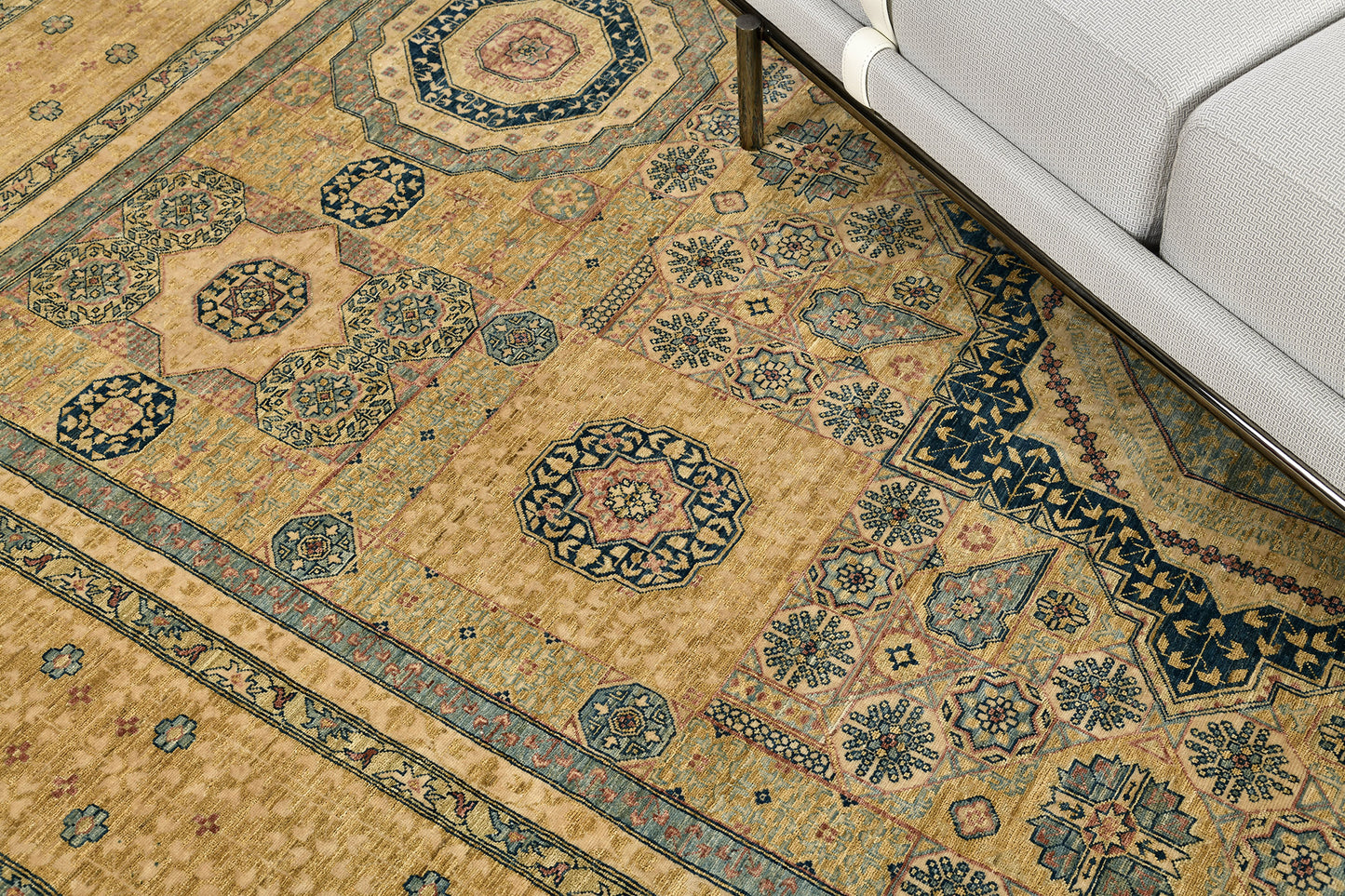 Natural Dye Mamluk Design Rug Fable Collection D5566