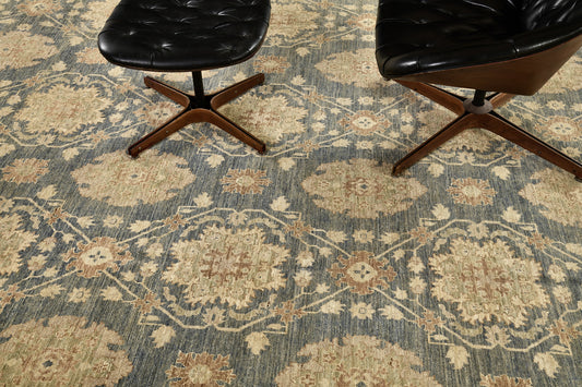 Natural Dye Tabriz Revival Rug D5137 Bliss