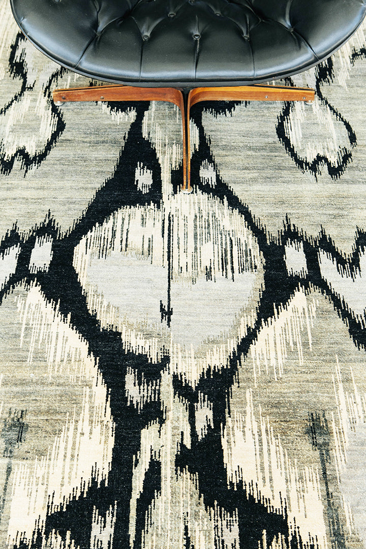 Ikat Design Rug Berja