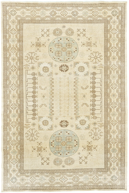 Vintage Style Khotan Revival Rug