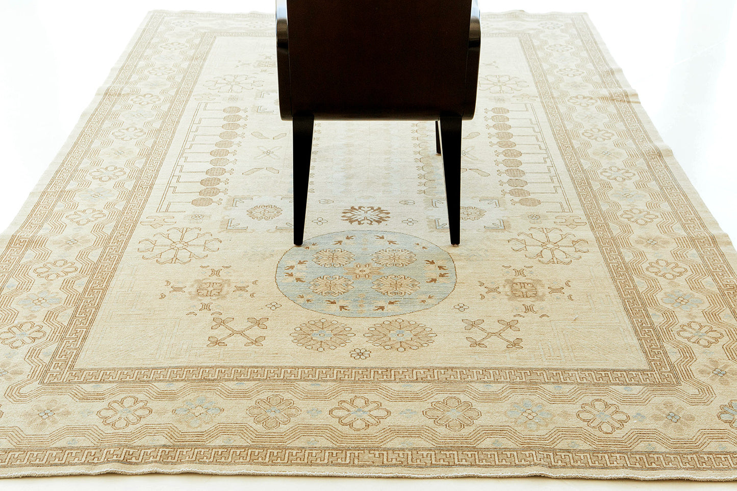 Vintage Style Khotan Revival Rug