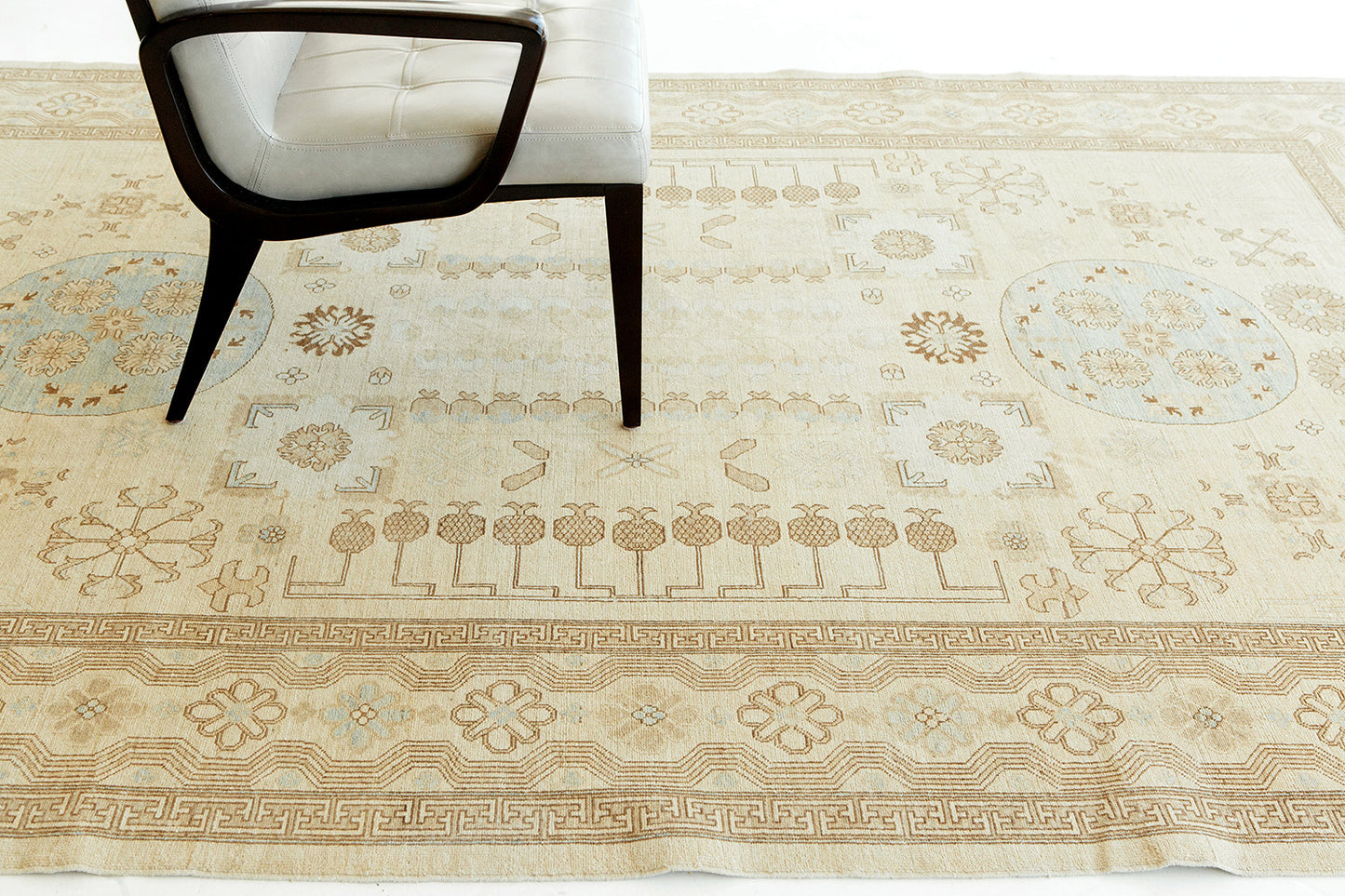 Vintage Style Khotan Revival Rug
