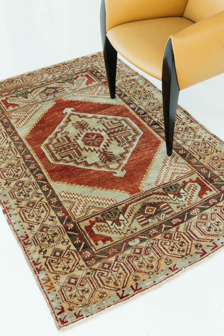 Vintage Turkish Anatolian Rug