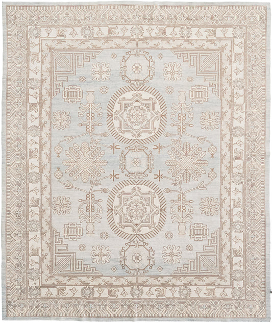 Vintage Style Khotan Design Rug D5583
