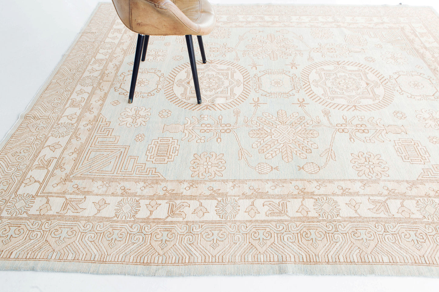 Vintage Style Khotan Design Rug D5583