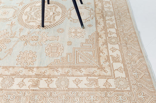 Vintage Style Khotan Design Rug D5583