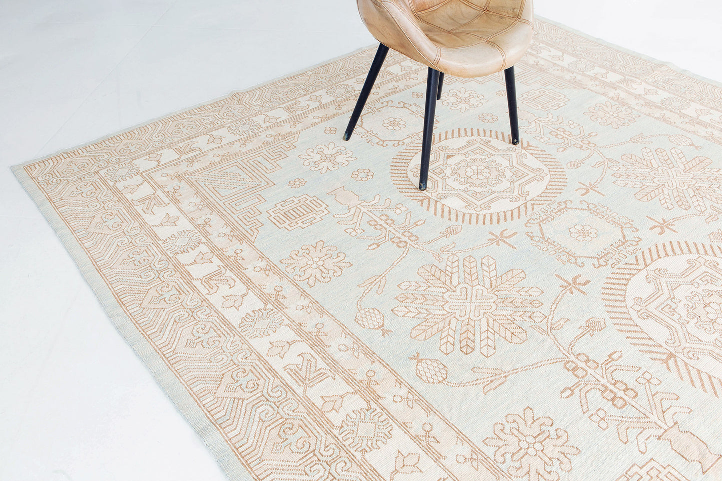 Vintage Style Khotan Design Rug D5583