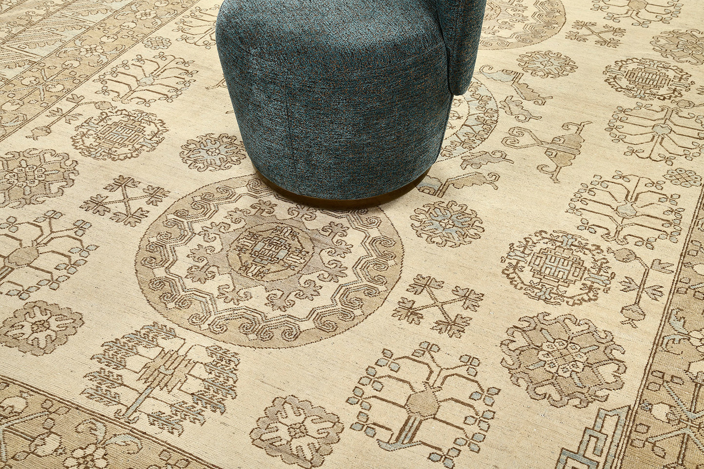 Vintage Style Khotan Design Rug D5582 Safira